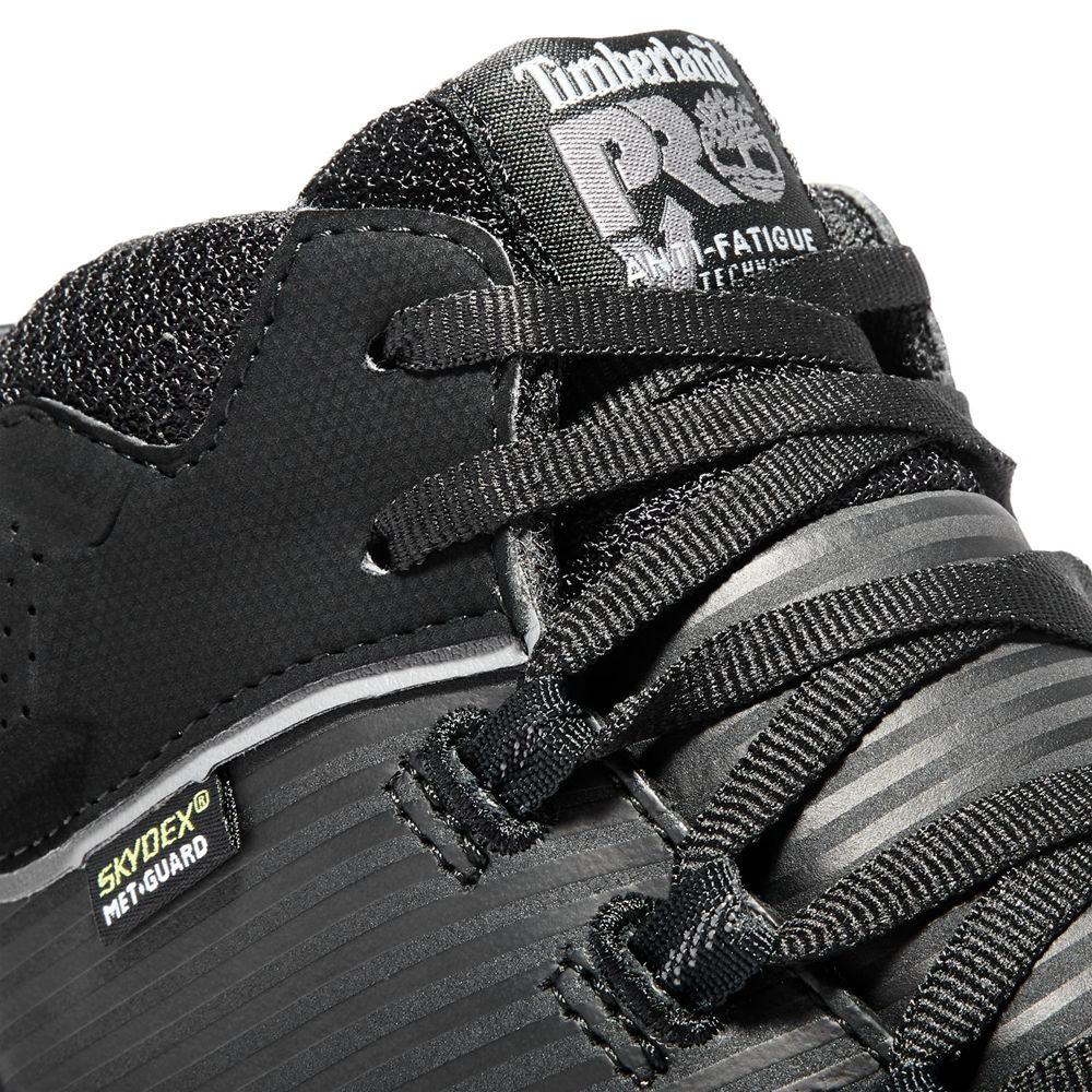 Bocanci De Muncă Timberland Barbati Negrii - Pro® Powertrain Sport Alloy Toe Met Guard Eh - Romania